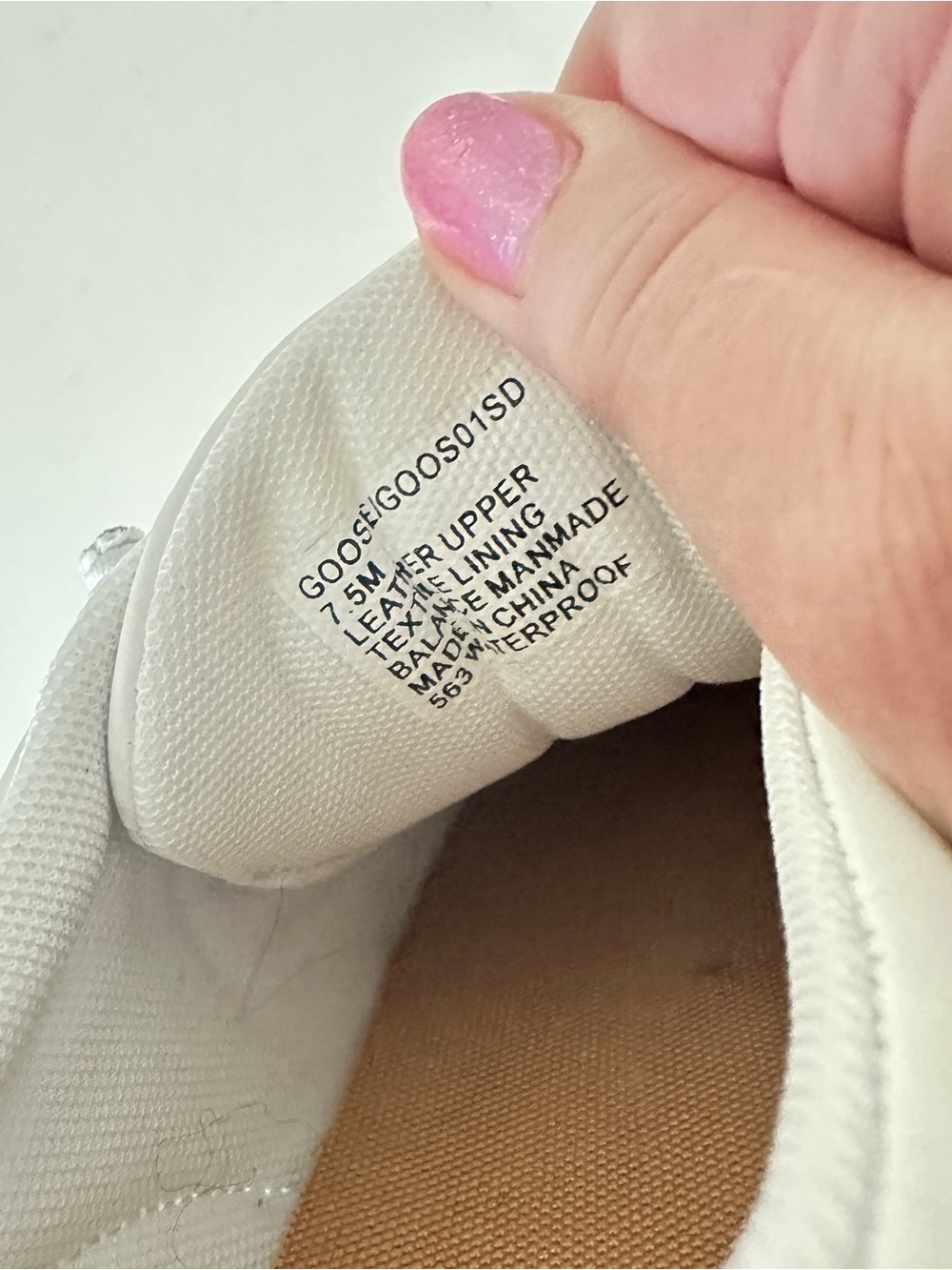 NEW Blondo Goose Waterproof White Low-Top Leather Women's Sneakers, Sz 7.5M - Picture 10 of 11